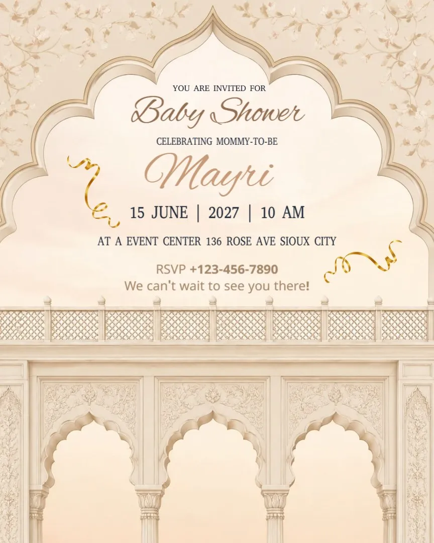 Printable Baby Shower Invitation Templates — English Baby Shower Invitation Cards template