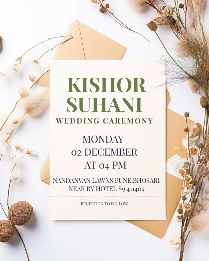 WhatsApp Marriage Invitation Templates — English Wedding Invitations template