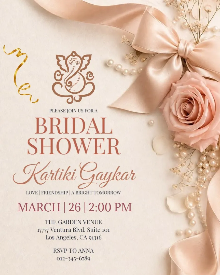 Pop the Bubbly – Bridal Shower Party — English Bridal Shower Invitation Cards template