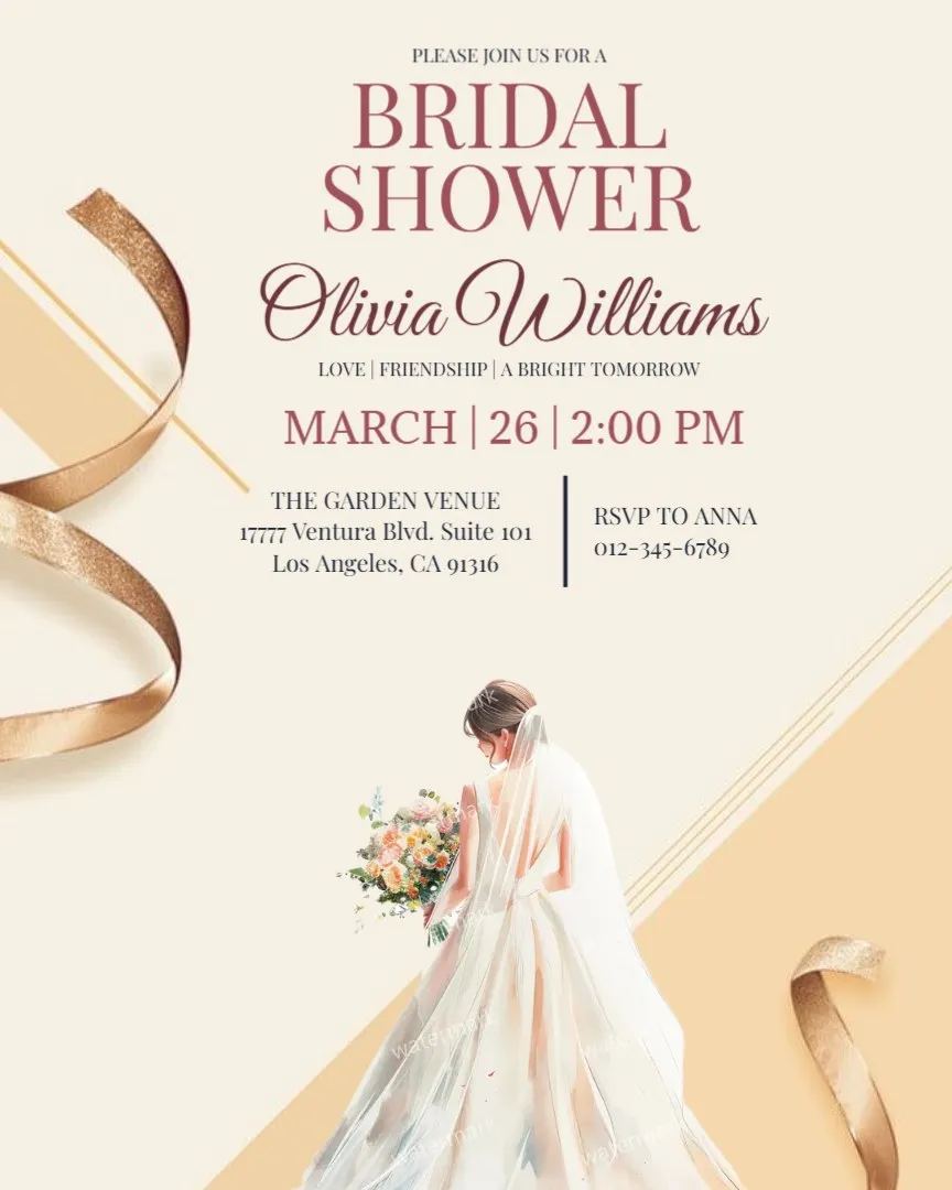 A Toast to the Bride – Bridal Shower Invitation — English Bridal Shower Invitation Cards template