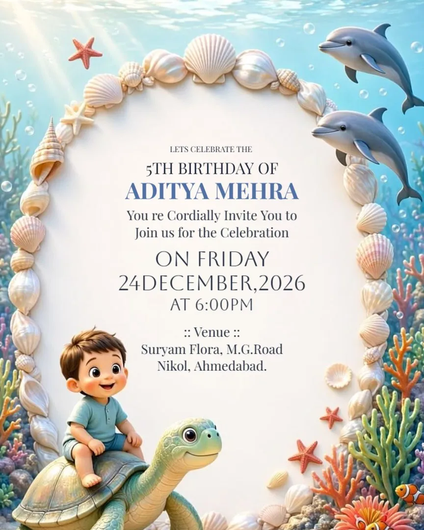 Birthday Party Invitation – An Evening of Fun — English Birthday Invitation Cards template