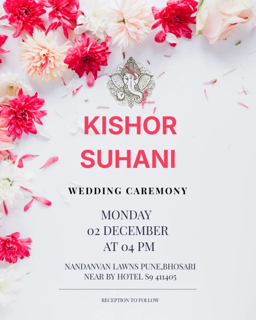 Boho Wedding Invitation Templates — English Wedding Invitations template