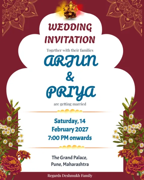 Free Wedding Invitation Templates