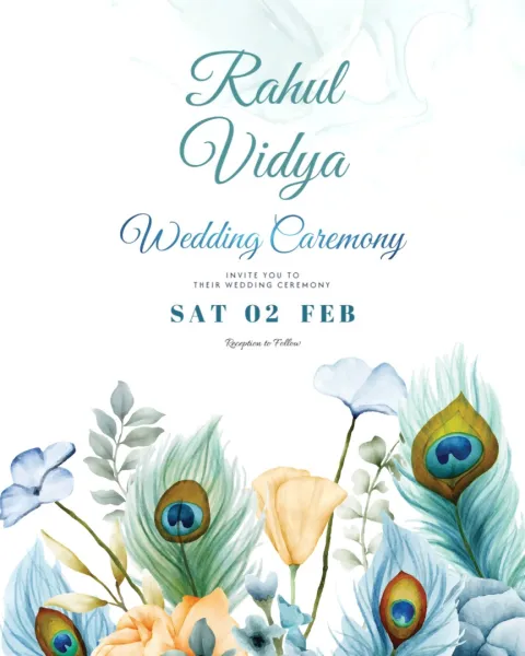 Traditional Wedding Invitation Cards