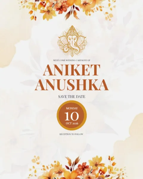 Palace Wedding Invitation