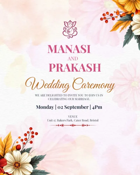 Destination Wedding Invitation