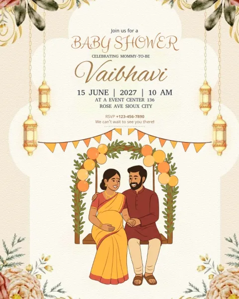 Little Princess Baby Shower Invitation Templates