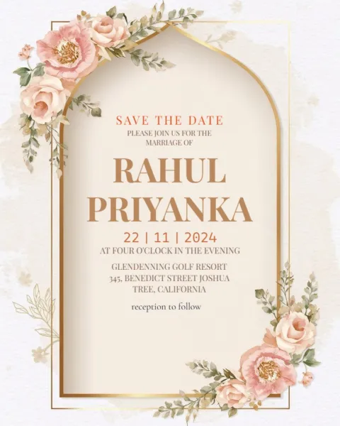 Luxury Wedding Invitation Cards