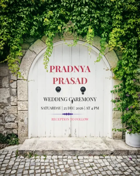 Green Wedding Invitation Cards