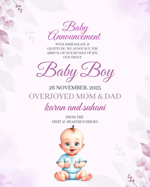 Made with Love – Our Newborn Baby Boy